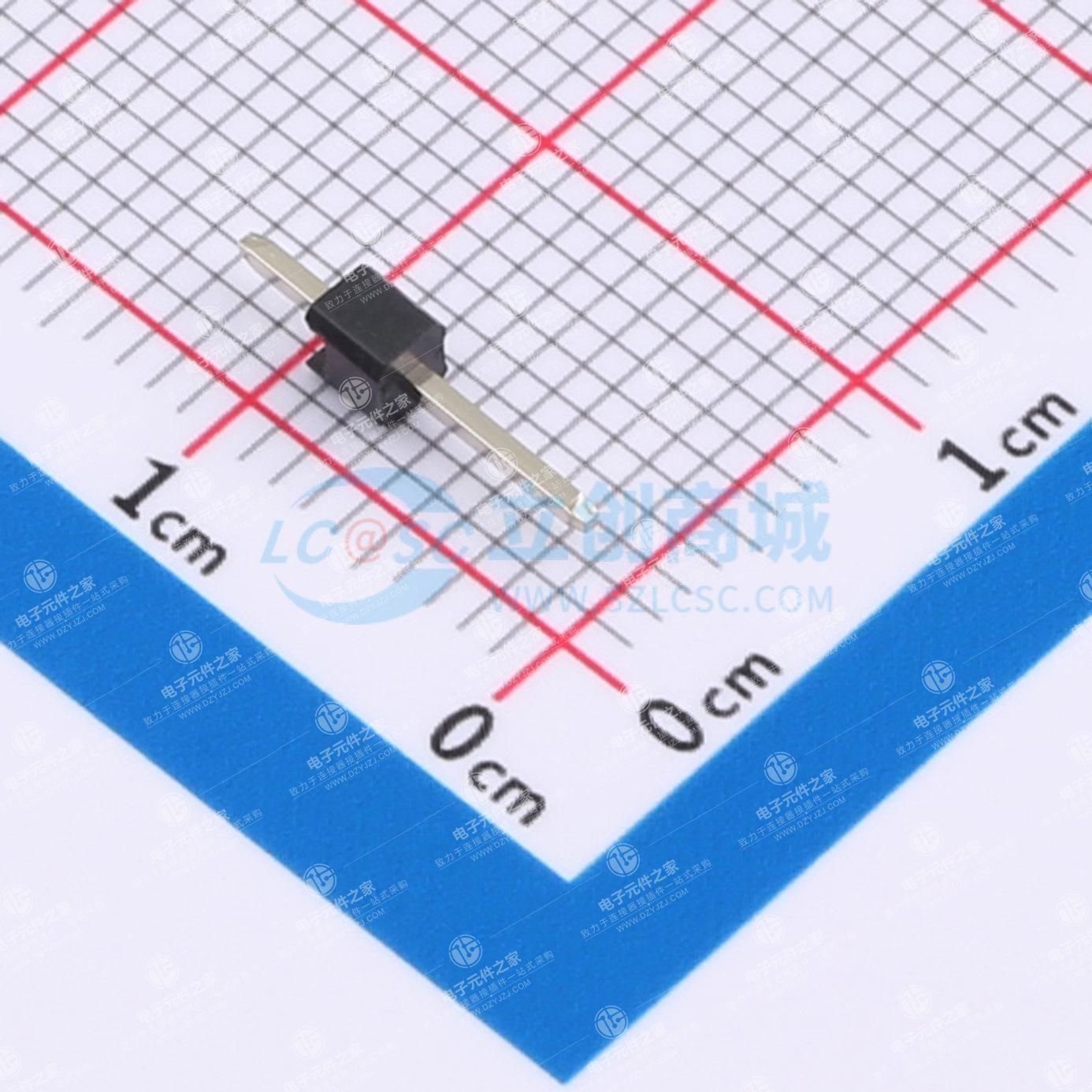 1x1P 间距:2.54mm 方针 直插