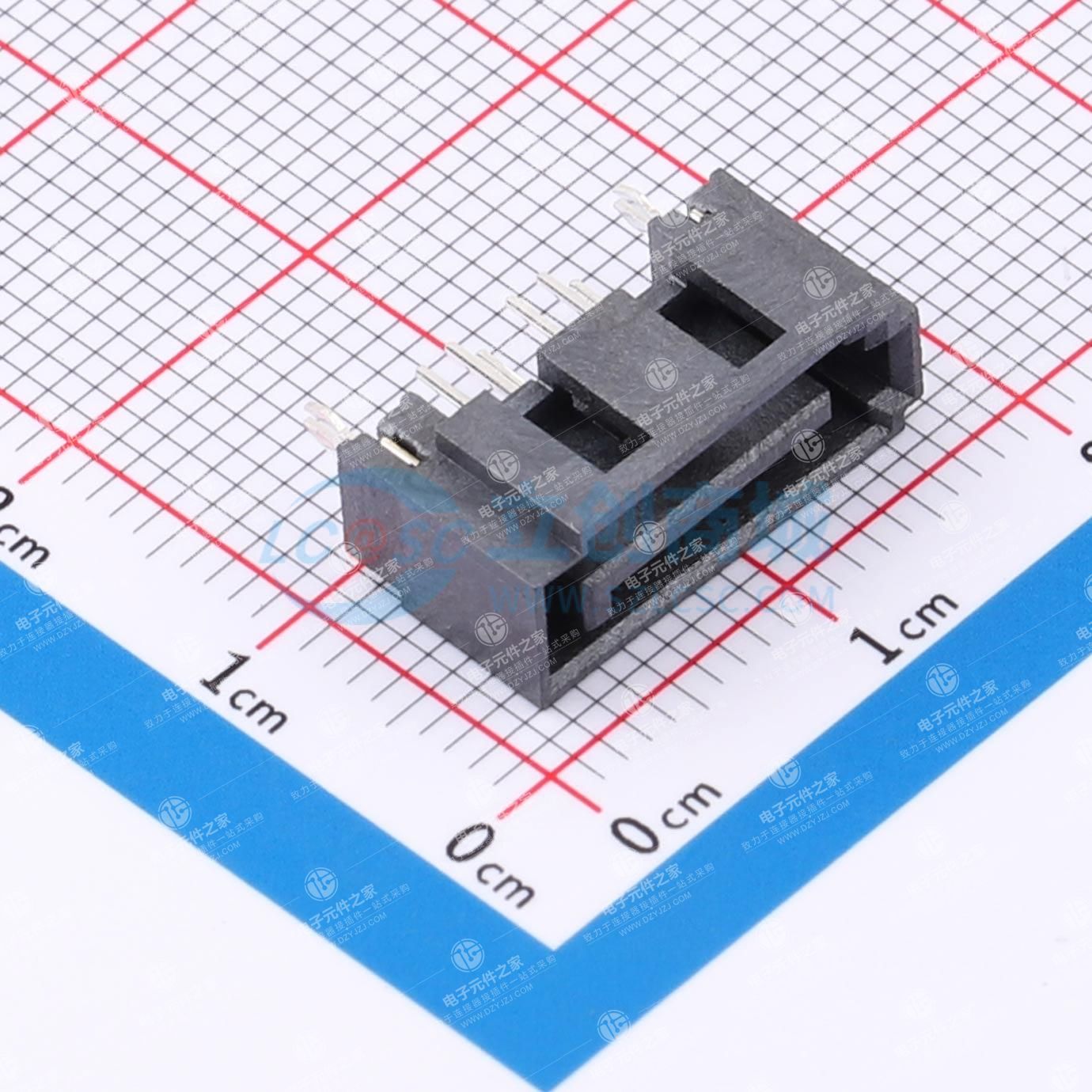 全包开窗 鱼叉式 SATA 7P 公座 插件式